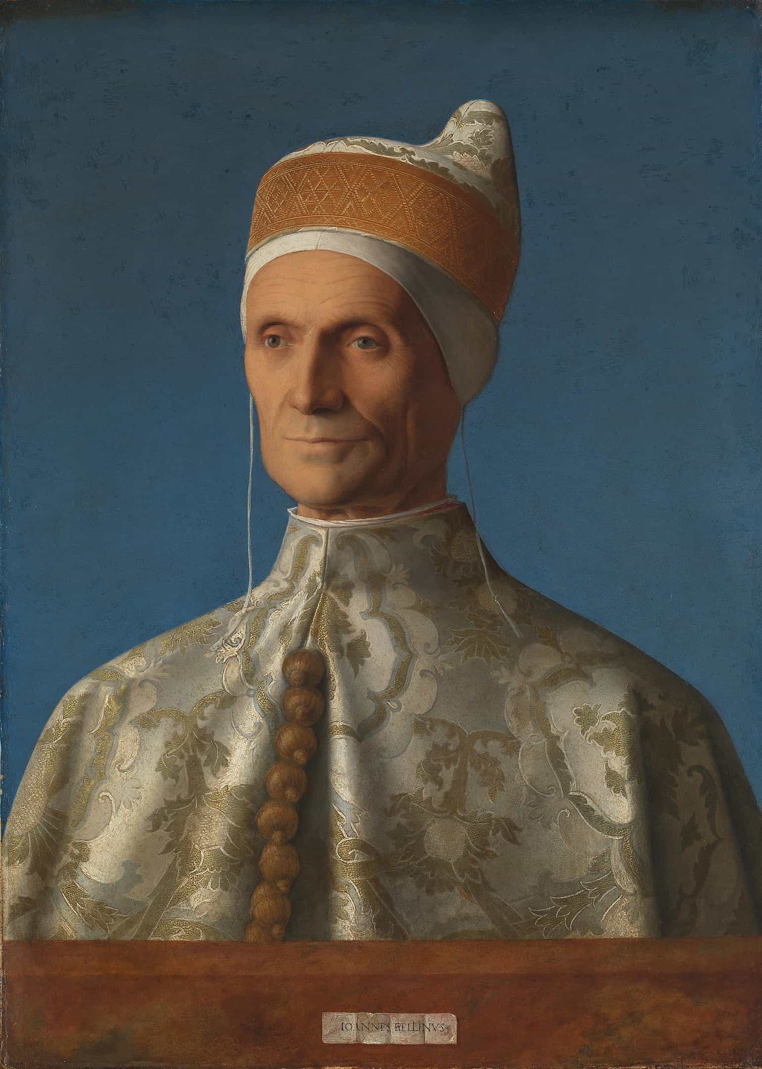 《ヴェネチア総督レオナルド・ロレダンの肖像》 ジョヴァンニ・ベリーニ  【1501-02年頃】